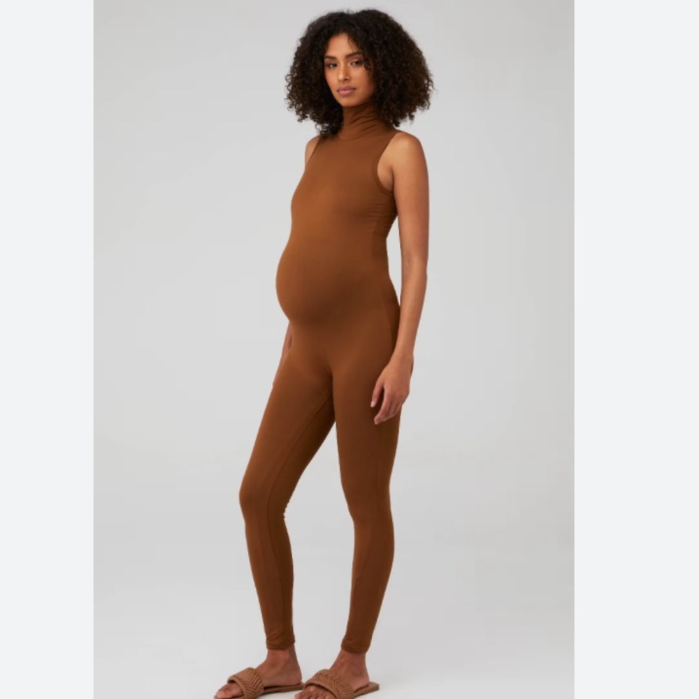 REVOLVE X BUMPSUIT THE STEVIE BUMPSUIT TOFFEE SMALL